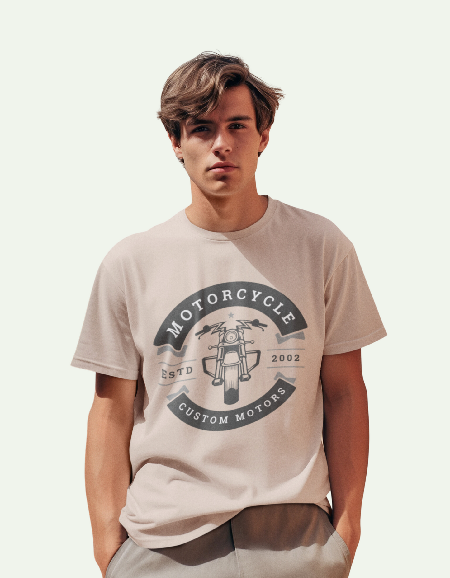 Motor Cycle Designed Men's Classic Tee