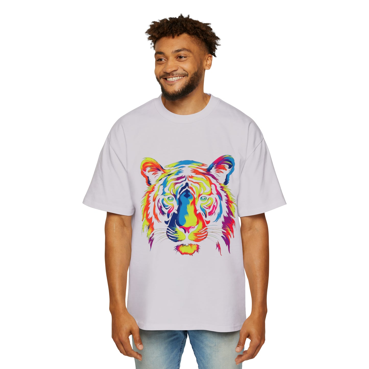 Tiger designed Men's Heavy Oversized Tee