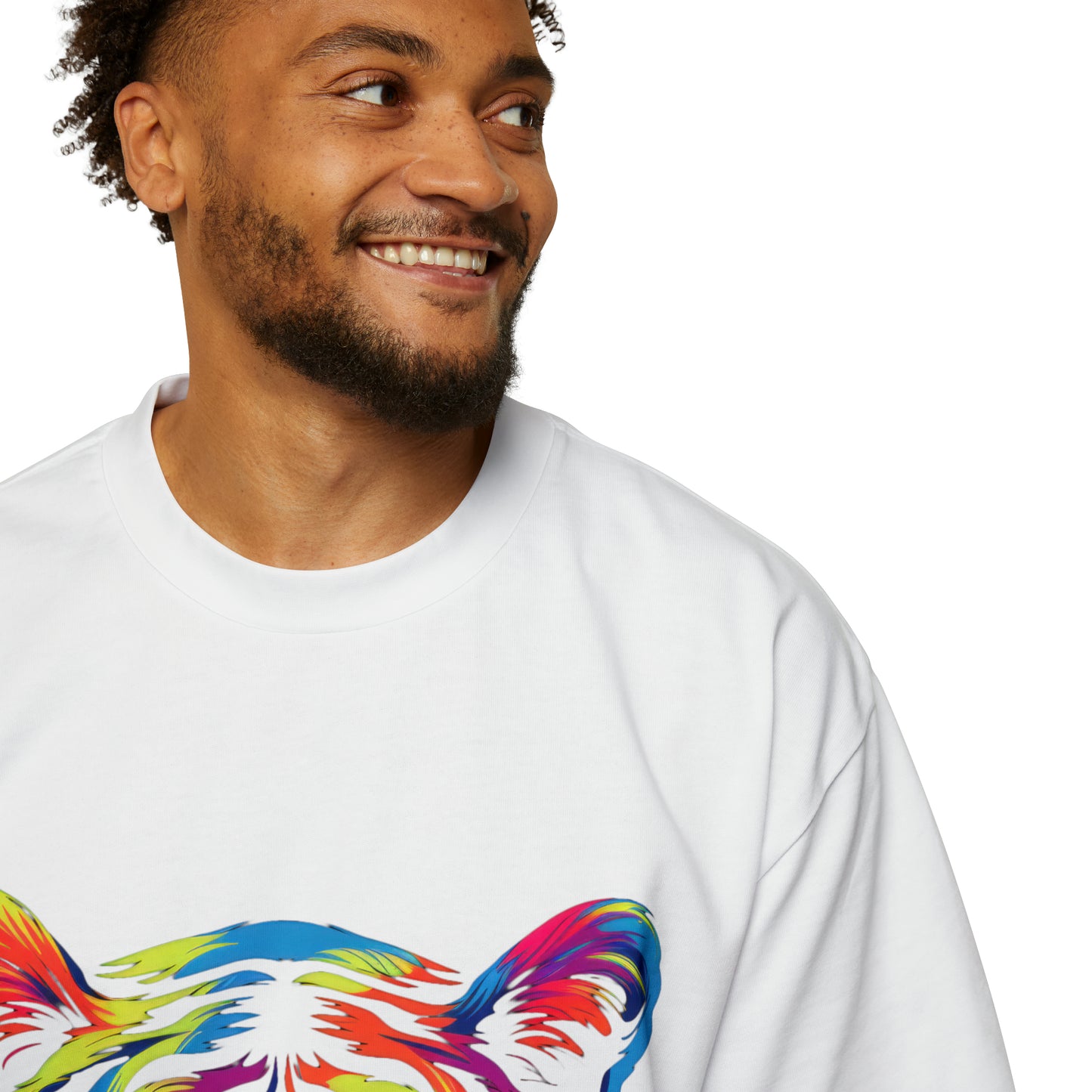 Tiger designed Men's Heavy Oversized Tee