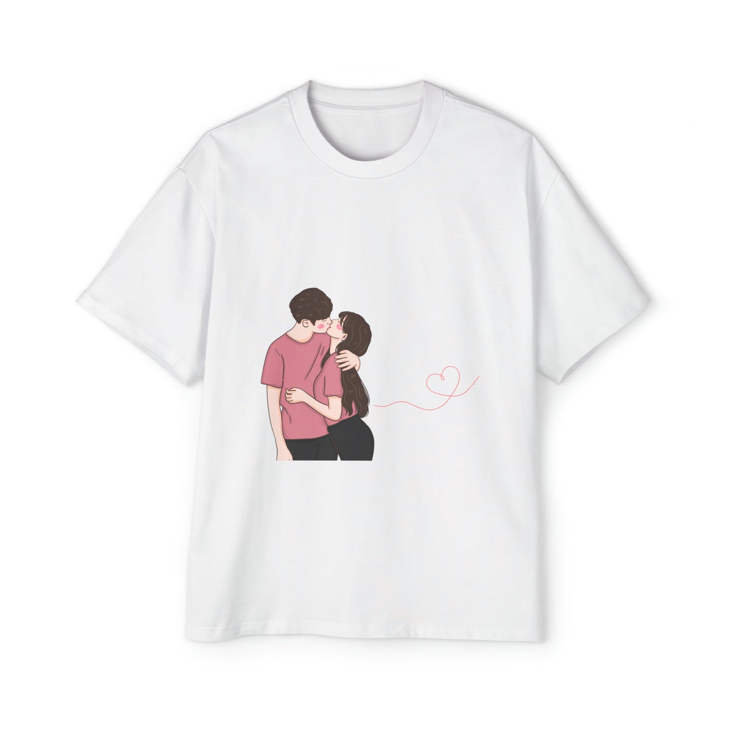 Valentine Men's Heavy Oversized Tee