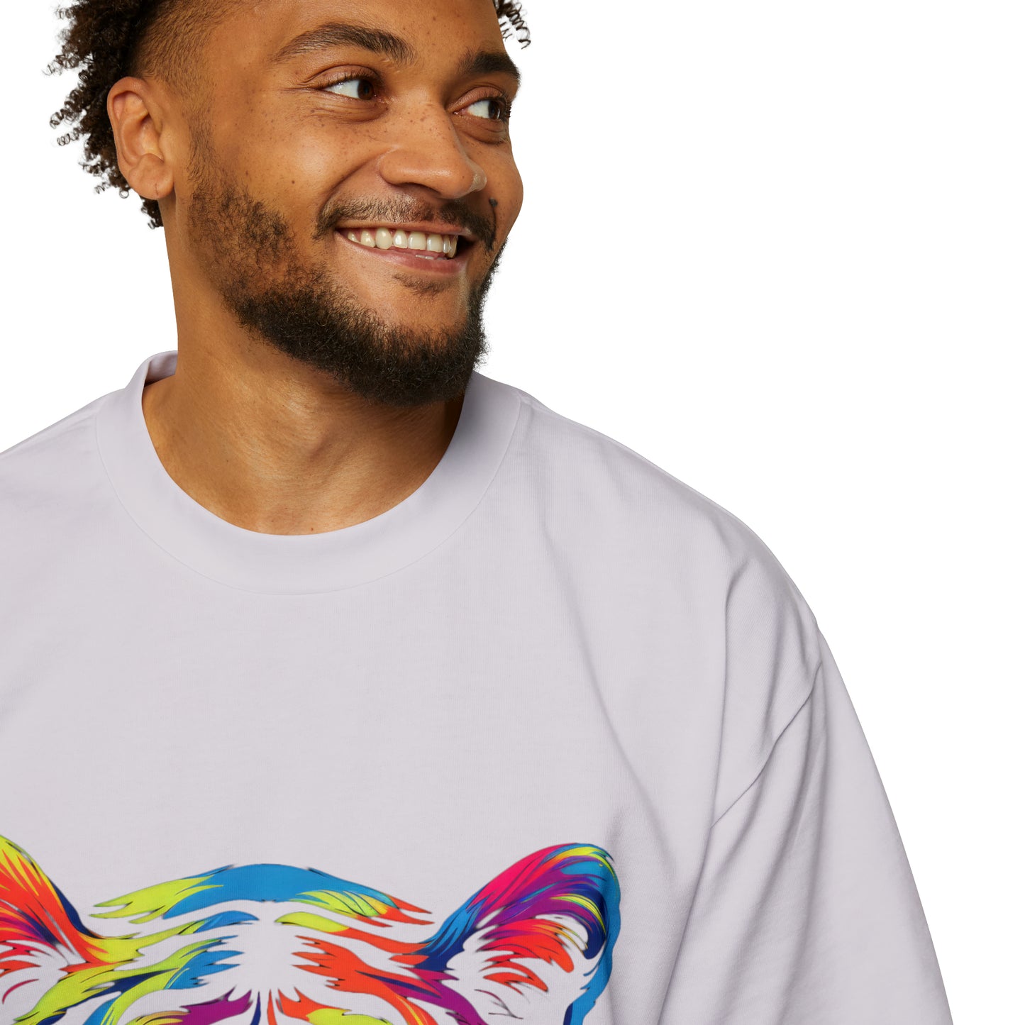 Tiger designed Men's Heavy Oversized Tee